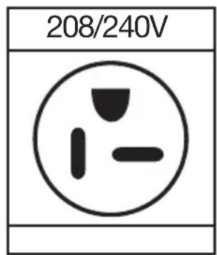 208/240V