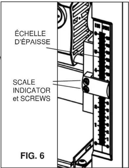 RIKON 25-130H - AJUSTEMENT DE L'ÉCHELLE D'ÉPAISSEUR - 1
