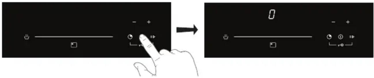 Pelgrim IKR8083F - Utilisation des touches tactiles et de la barre de sélection - 1