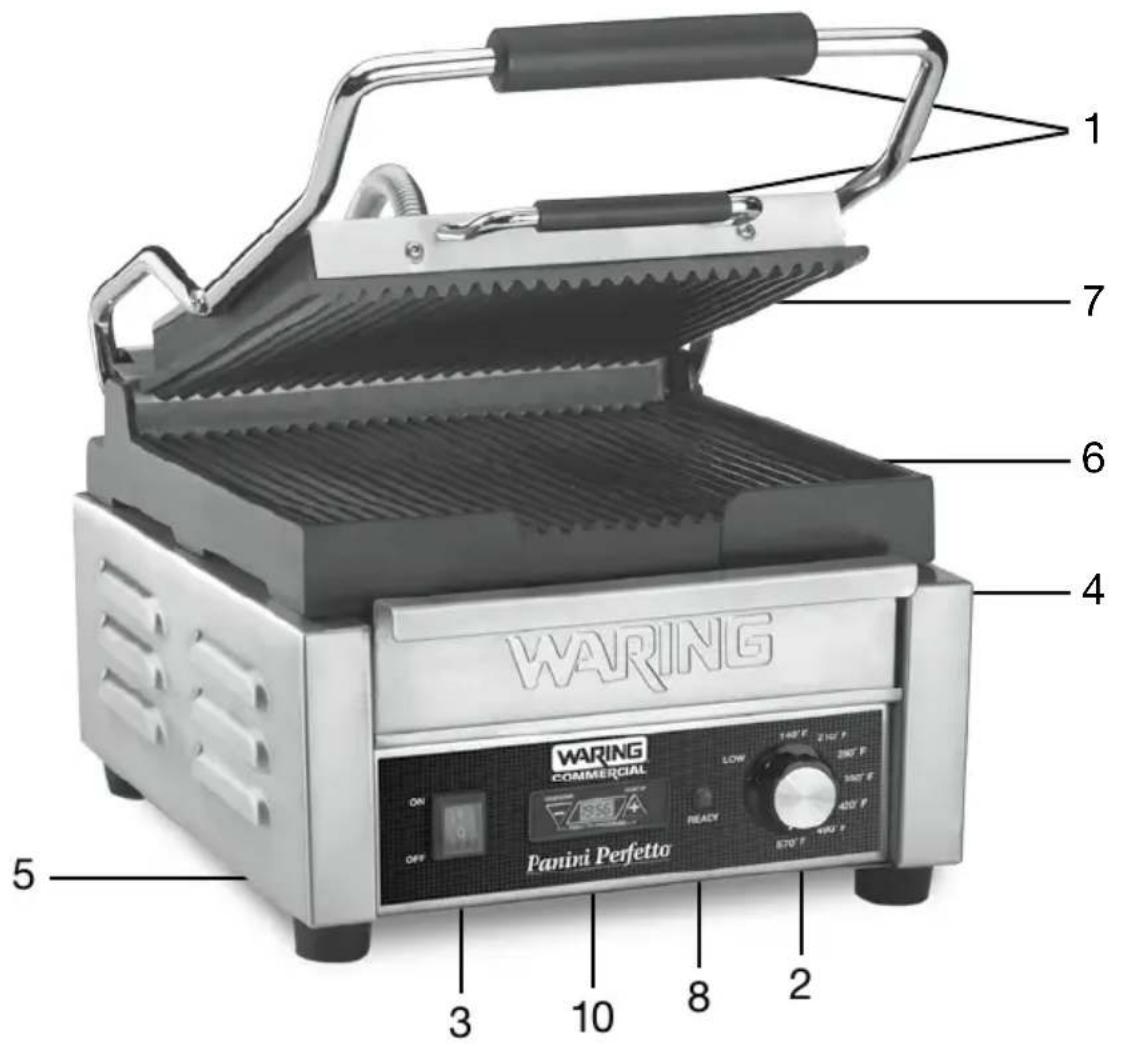 Waring Commercial WFG300T - PARTS - 1