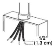 WHIRLPOOL WOED7030PV - Electrical Connection Options Chart - 1