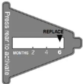 MAYTAG MRFF5036PZ - Témoin d'état du filtre à air - Installation standard - 1
