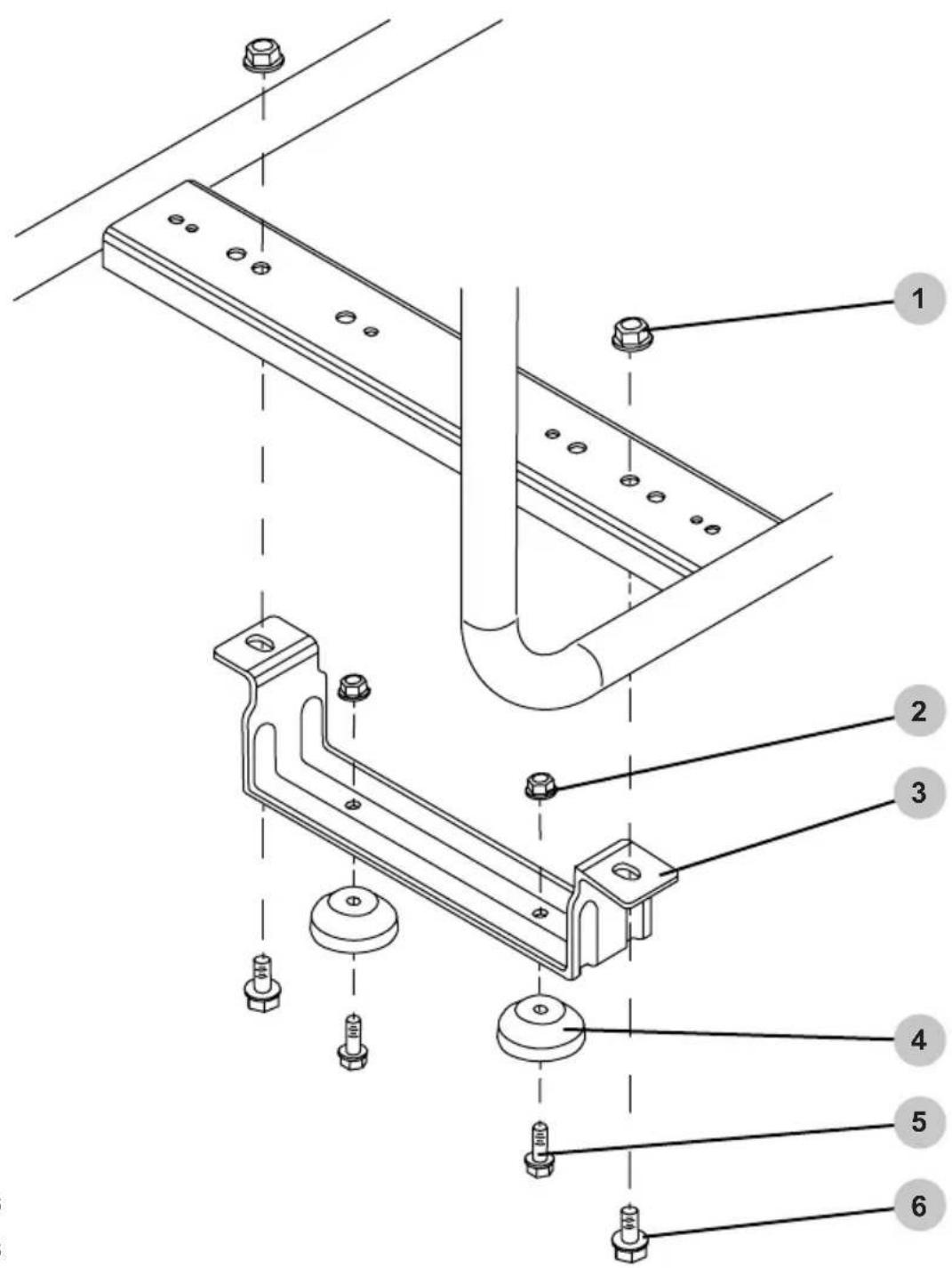 Simpson SCGH8500 - Assembling and Installing the Support Bracket - 1