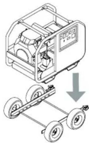 Simpson SCGH8500 - Installation du jeu de roues (en option) - 2