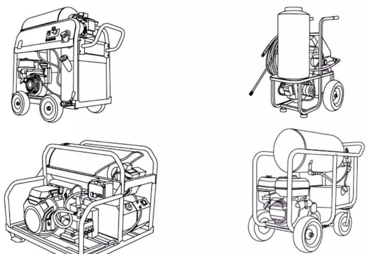 Simpson Big Brute BB65108 - LAVADORA A PRESIÓN DE AGUA CALIENTE MANUAL DE USO Y CUIDADO - 1
