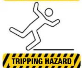 TRIPPING HAZARD
