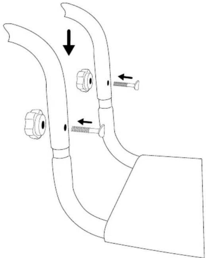 Simpson Megashot MS60763-S - Install knob-style handle - 1