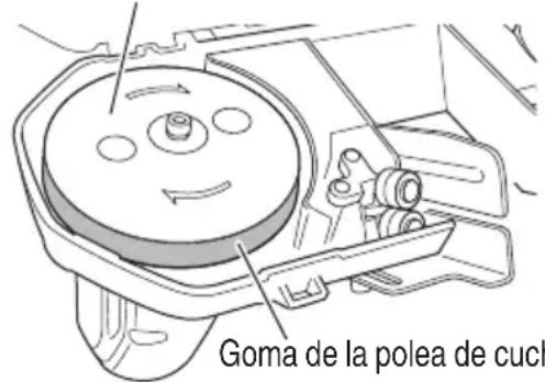Goma de la polea de cuch