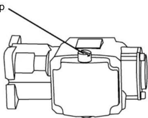 Simpson SuperPro SW7040KUGL-S - Adding the pump breather cap (if applicable) - 1