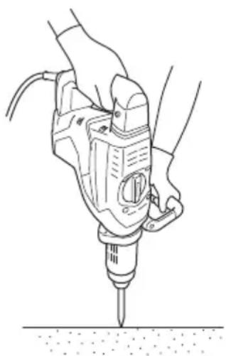 HITACHI H60MEY - COMMENT UTILISER LE MARTEAU DE DEMOLITION - 1