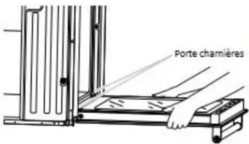WHIRLPOOL WOEC5030LW - Enlever la/les porte(s) du four - 1