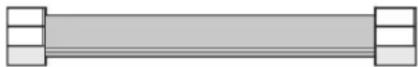 WHIRLPOOL WFG770H0FZ - Raccord métallique flexible pour appareil ménager : - 1