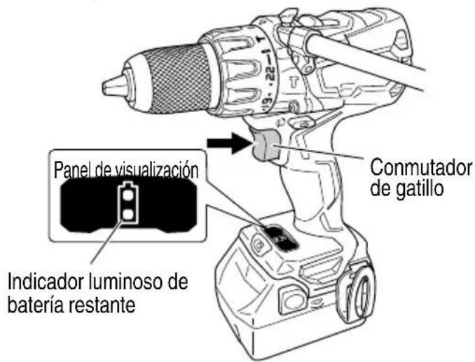 METABO DV18DBL2 - Acerca del indicador de batería restante - 1