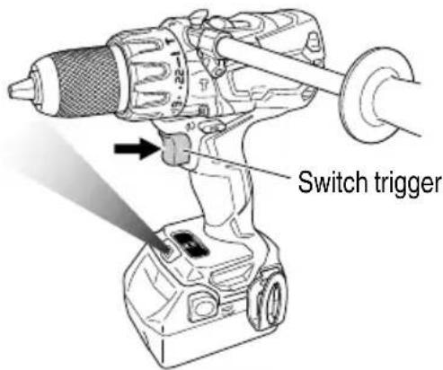 METABO DV18DBL2 - How to use the LED light - 1