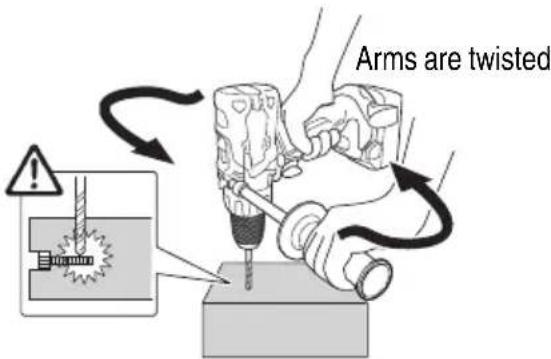 METABO DV18DBL2 - Removing the hook. - 3