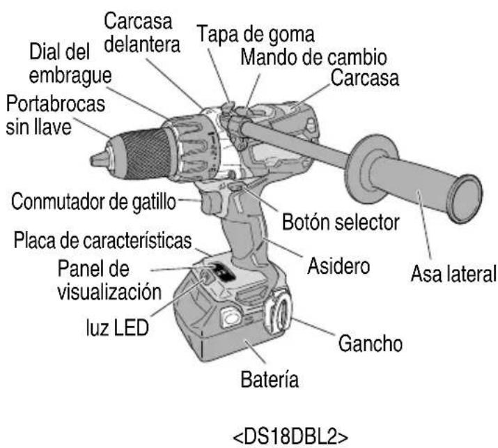 METABO DV18DBL2 - NOMENCLATURA - 1