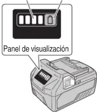 METABO EC36DAQ4 - ACERCA DEL INDICADOR DE BATERIA RESTANTE - 1