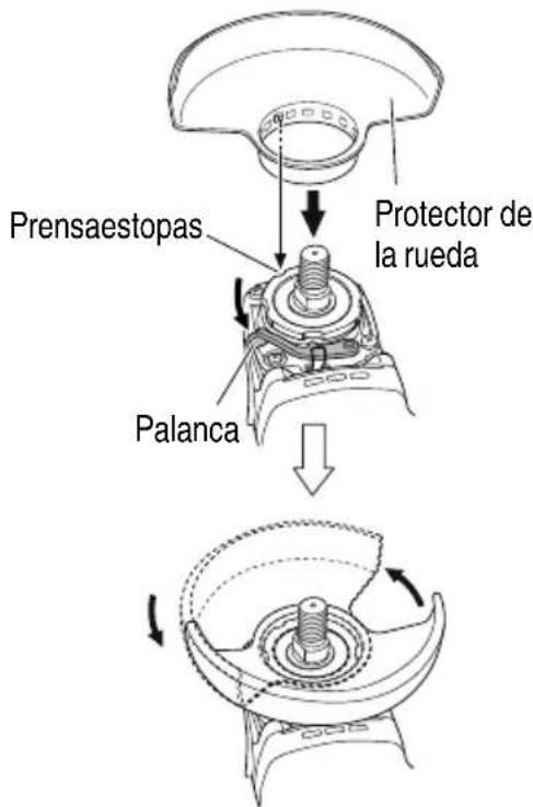 METABO G12BYEQ2 - Montaje del protector de la rueda - 1