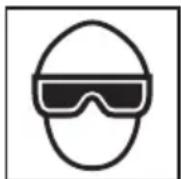 METABO N1804DA - OPERATORS AND OTHERS IN WORK AREA MUST WEAR SAFETY GLASSES WITH SIDE SHIELDS. - 1
