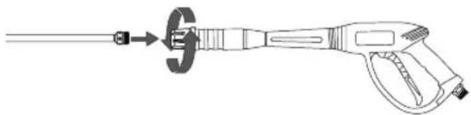 Simpson CM61083-S - Assembler le pistolet de pulvérisation - 1
