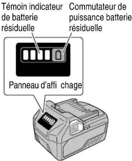 METABO NR3665DA - TÉMOIN DE BATTERIE RÉSIDUELLE - 1
