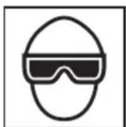 METABO NR3665DA - LOS OPERADORES Y DEMÁS PERSONAS QUE SE ENCUENTREN EN EL ÁREA DE TRABAJO DEBEN USAR GAFAS PROTECTORAS CON BLINDAJES LATERALES. - 1