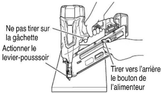 METABO NR3665DA - Ne laissez jamais le cloueur sous tension. Cela pourrait provoquer un accident. - 1