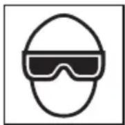 METABO NT50A5 - OPERATORS AND OTHERS IN WORK AREA MUST WEAR EYE PROTECTION (SAFETY GLASSES WITH SIDE SHIELDS). - 1