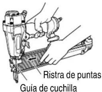 Ristra de puntas Guía de cuchilla