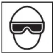METABO NT1850DE - LOS OPERADORES Y DEMÁS PERSONAS QUE SE ENCUENTREN EN EL ÁREA DE TRABAJO DEBEN USAR GAFAS PROTECTORAS CON BLINDAJES LATERALES. - 1