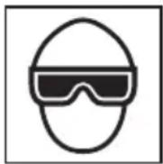 METABO NT1850DE - LES OPÉRATEURS ET LES AUTRES PERSONNES DANS L'AIRE DE TRAVAIL DOIVENT PORTER DES LUNETTES DE PROTECTION AVEC VISIÈRES LATÉRALES. - 1