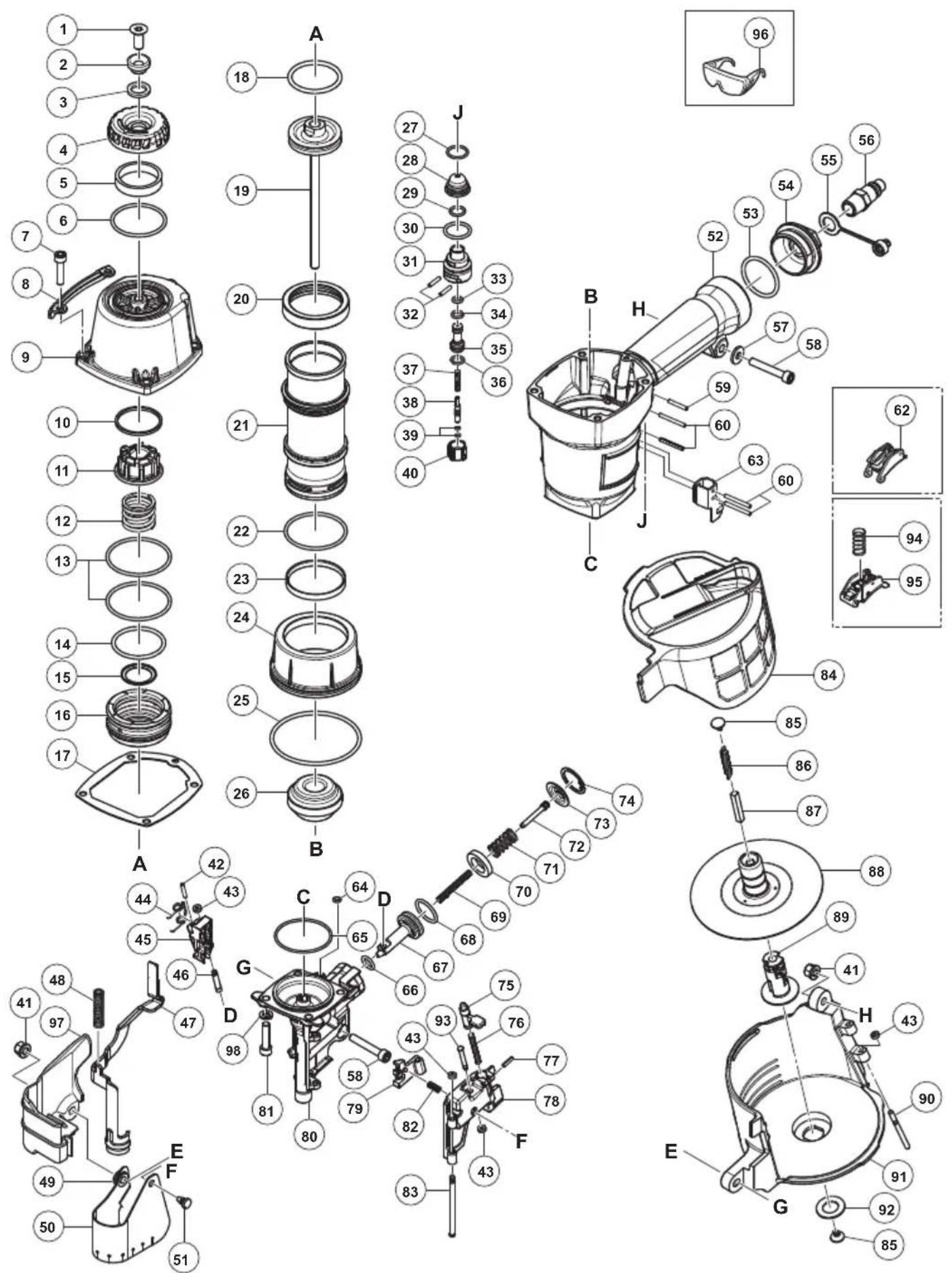 METABO NV65ANS - ADVERTENCIA - 1