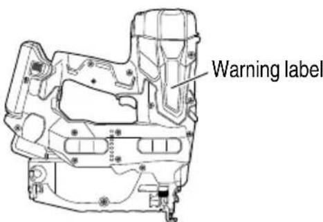 METABO NT1865DMAS - WARNING LABEL - 1