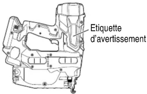 METABO NT1865DMAS - ETIQUETTE D'AVERTISSEMENT - 1