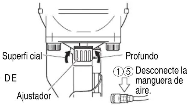 METABO NV50A1 - AJUSTE DE LA PROFUNDIDAD DE CLAVADO - 1