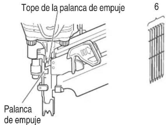 Tope de la palanca de empuje Palanca de empuje 6