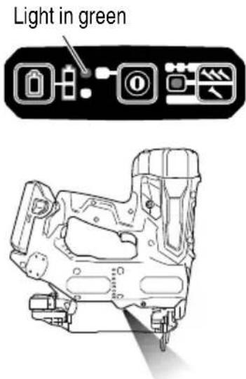 METABO NT1865DMS - How to use the LED light - 1