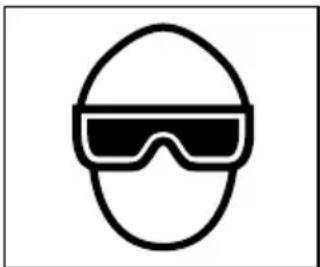 METABO NT50GSQ9 - LES OPÉRATEURS ET LES AUTRES PERSONNES DANS L'AIRE DE TRAVAIL DOIVENT PORTER DES LUNETTES DE PROTECTION AVEC VISIÈRES LATÉRALES. - 1