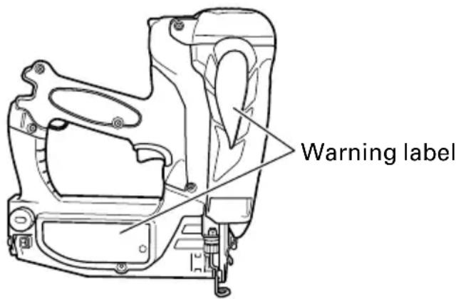 METABO NT50GSQ9 - WARNING LABEL - 1