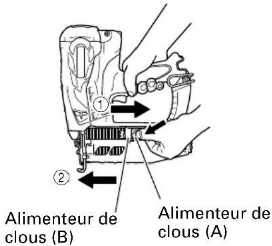 METABO NT50GSQ9 - Retirer les clous : - 1
