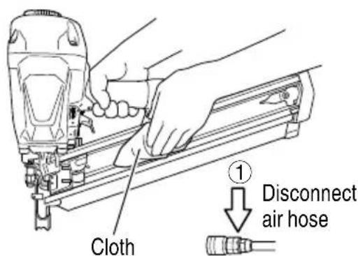 METABO NR90AC5 - WARNING - 2