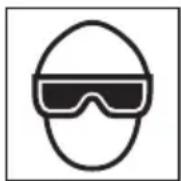 METABO NR90AC5 - OPERATORS AND OTHERS IN WORK AREA MUST WEAR EYE PROTECTION (SAFETY GLASSES WITH SIDE SHIELDS). - 1