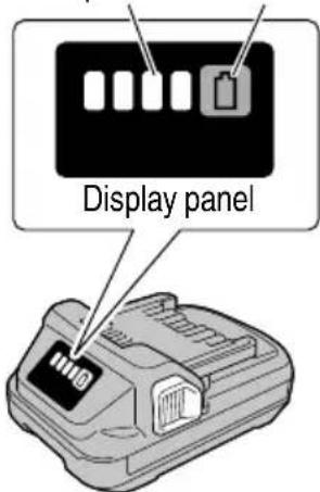 METABO NT1850DF - Remaining battery indicator - 1
