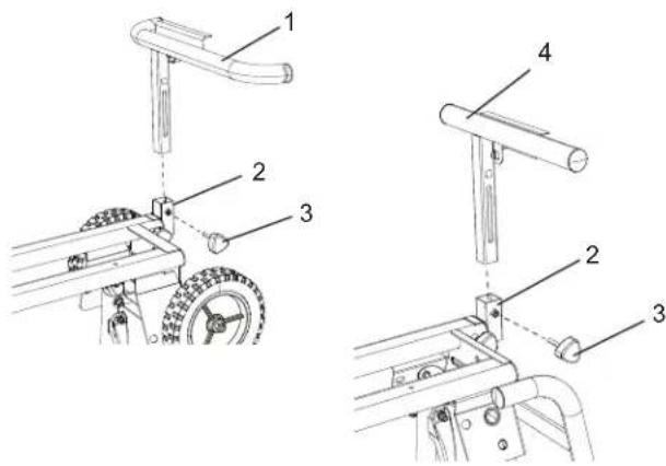 METABO UU240F - INSTALACIÓN DE LA ESTRUCTURA DEL SOPORTE DE EXTENSIÓN (FIG. C) - 1