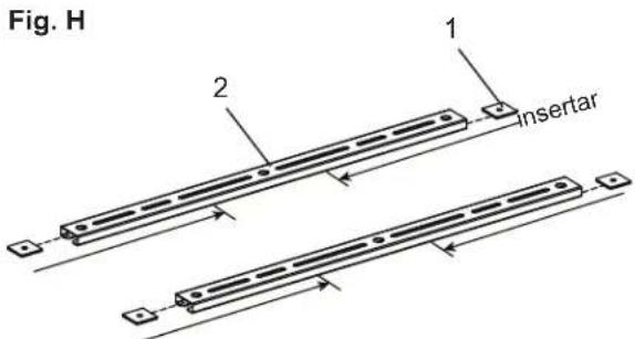 METABO UU240F - Uso de los soportes de montaje auxiliares (provistos) (FIG. H, I, J, K) - 1