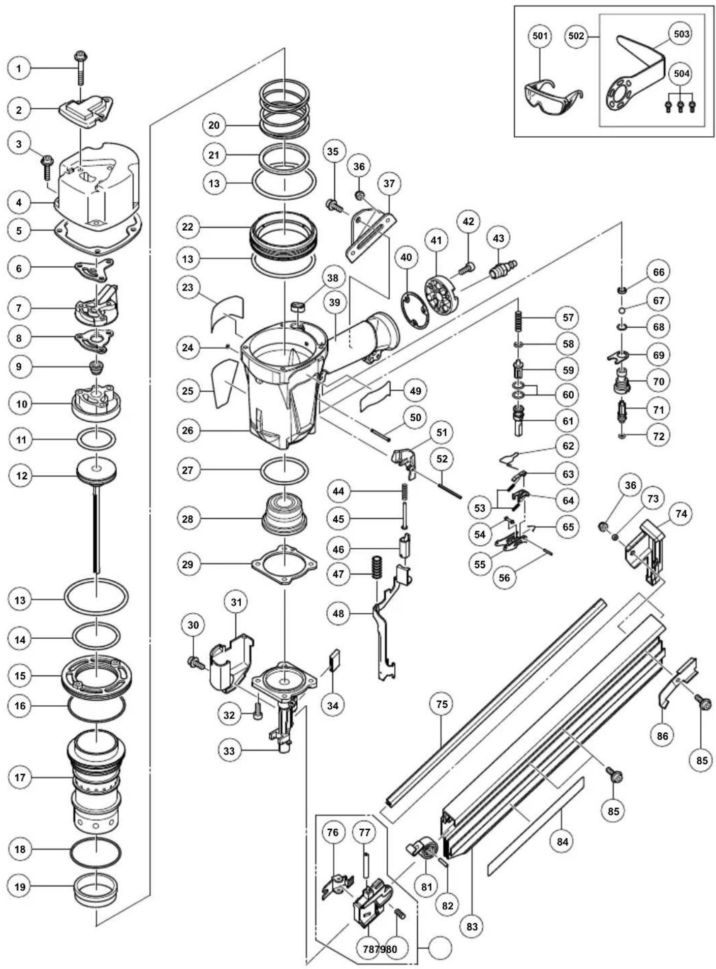 METABO NR83AA5 - SERVICIO Y REPARACIONES - 3