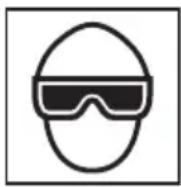 METABO NR83AA5 - OPERATORS AND OTHERS IN WORK AREA MUST WEAR EYE PROTECTION (SAFETY GLASSES WITH SIDE SHIELDS). - 1