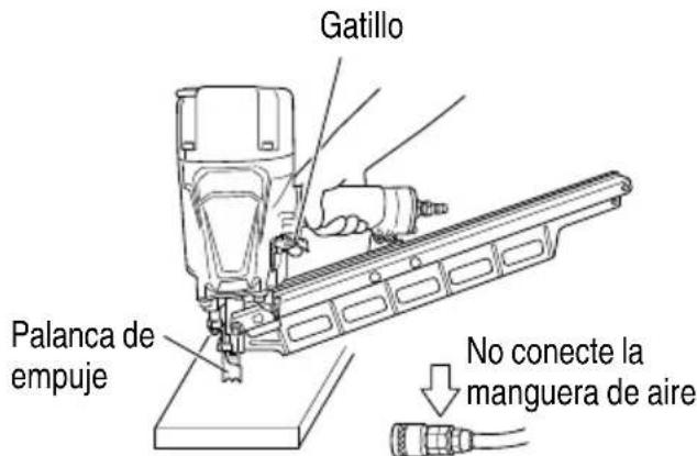 METABO NR83A5Y - GÂCHETTE AVEC DÉCLENCHEMENT PAR CONTACT (gâchette argent) - 1