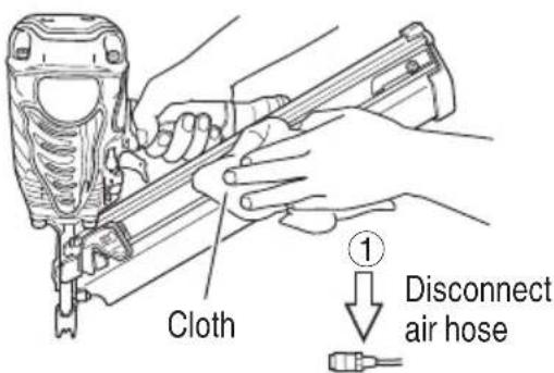 METABO NR90AES1 - WARNING - 2