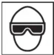 METABO NT1865DMST - LOS OPERADORES Y DEMÁS PERSONAS QUE SE ENCUENTREN EN EL ÁREA DE TRABAJO DEBEN USAR GAFAS PROTECTORAS CON BLINDAJES LATERALES. - 1